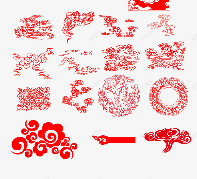 中国云png免抠素材_新图网 https://ixintu.com 中国云 云 云彩 云朵