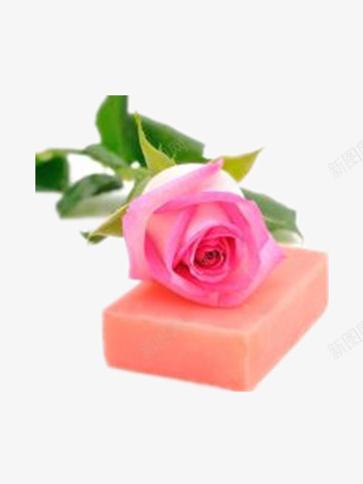 手工香皂png免抠素材_新图网 https://ixintu.com 个人护理 护肤 洗浴 肥皂 花卉 花朵 花瓣 香皂