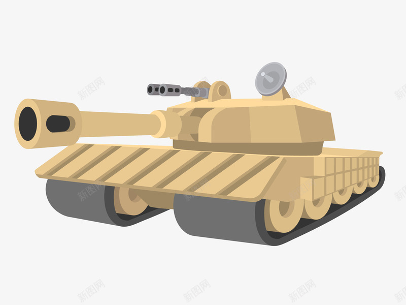卡通简洁扁平化坦克矢量图eps免抠素材_新图网 https://ixintu.com 卡通坦克 坦克 坦克png 扁平化坦克 矢量坦克 简洁坦克 矢量图