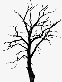 水墨阴影黑色树行子背景案高清图片