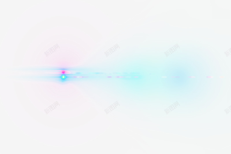 蓝色创意光装饰png免抠素材_新图网 https://ixintu.com 光效动感 彩色 星光 科技