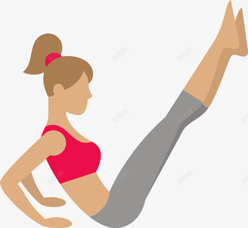 做瑜伽运动的美丽女人png免抠素材_新图网 https://ixintu.com 做瑜伽运动 可爱女人 瑜伽动作 练习瑜伽 美丽女人 高抬腿