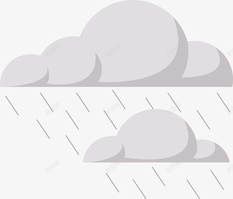 白色下雨的云png免抠素材_新图网 https://ixintu.com 下雨 云朵 卡通 可爱 白色 矢量图案 秋季装饰