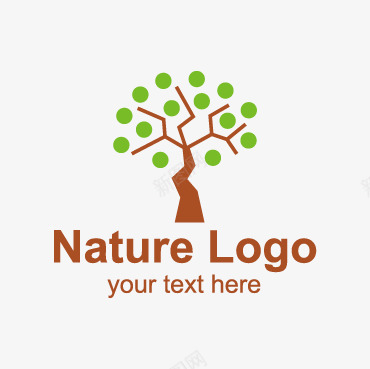 创意绿色简洁树木图标图标