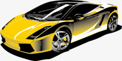 运动型多用途汽车黄色卡通运动型跑车高清图片