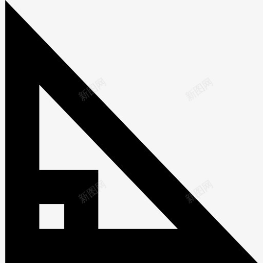 等边三角形图标png_新图网 https://ixintu.com 三角 几何 形状