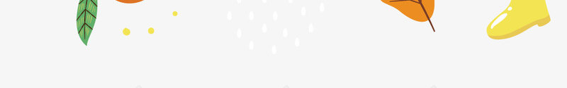 卡通下雨天装饰矢量图ai免抠素材_新图网 https://ixintu.com 下雨天 云朵 卡通 枫叶 背景装饰 雨靴 矢量图