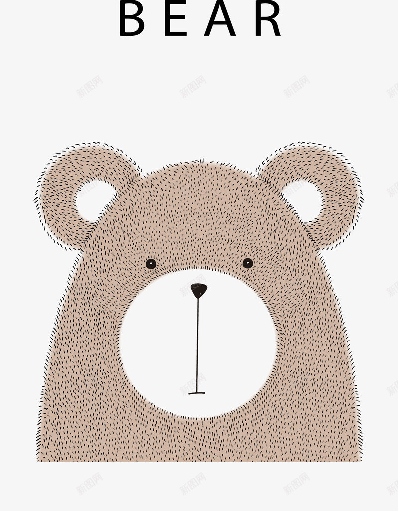 可爱手绘熊png免抠素材_新图网 https://ixintu.com 儿童拍照背景 动物 可爱 可爱的动物 壁纸 手 手画 插图 框架 熊 画 背景 背景设计 设计