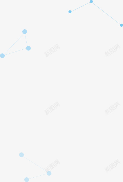 漂浮连接的圆点png免抠素材_新图网 https://ixintu.com 三角 漂浮 连接圆点