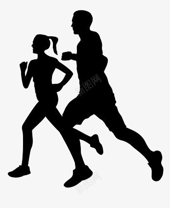 跑步的人png免抠素材_新图网 https://ixintu.com 男女 运动 锻炼