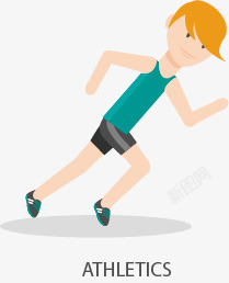 人体生物钟图标跑步运动图标高清图片
