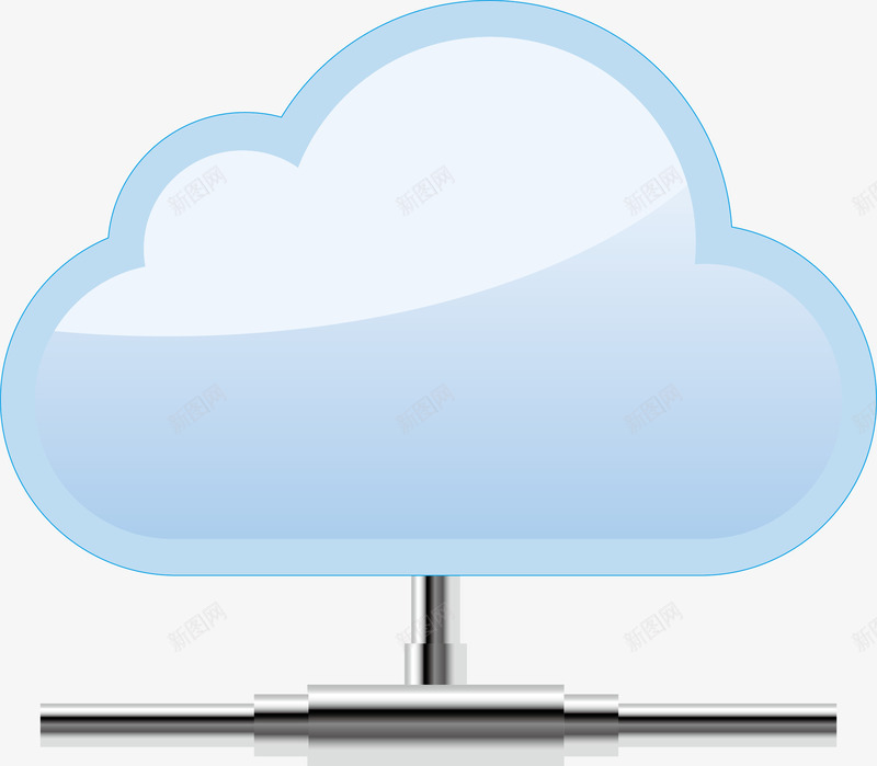云端服务器图标png_新图网 https://ixintu.com 云图标 云存储 云服务 云服务器 云服务图标 云朵 云端 云端服务 云计算机 互联网 微云 数据 矢量云朵