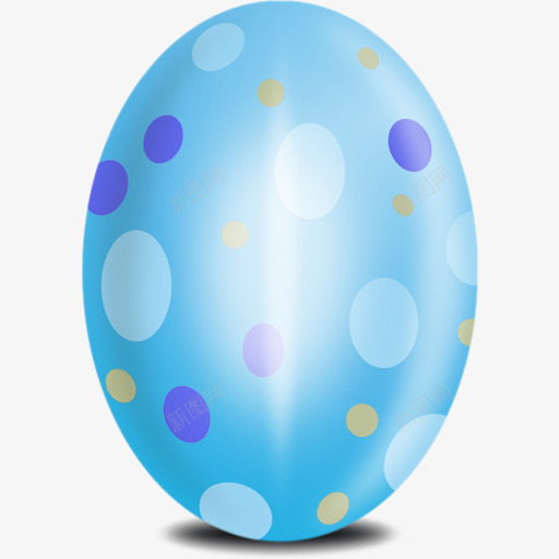 蓝色卡通圆点鸡蛋装饰图案png免抠素材_新图网 https://ixintu.com 卡通 圆点 彩蛋 蓝色 装饰图案 鸡蛋