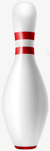 白色球瓶卡通手绘保龄球球柱高清图片