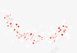 零散红色圆点素材