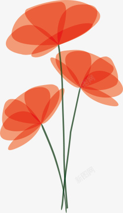花朵藤蔓装饰图案插画矢量图素材