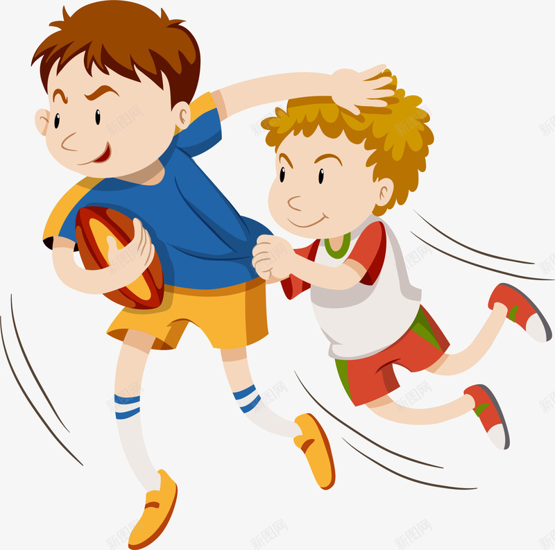 儿童节抱橄榄球的男孩png免抠素材_新图网 https://ixintu.com 儿童节 开心 抱橄榄球的男孩 橄榄球运动 玩耍 运动