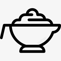 发型色彩色彩碗图标高清图片