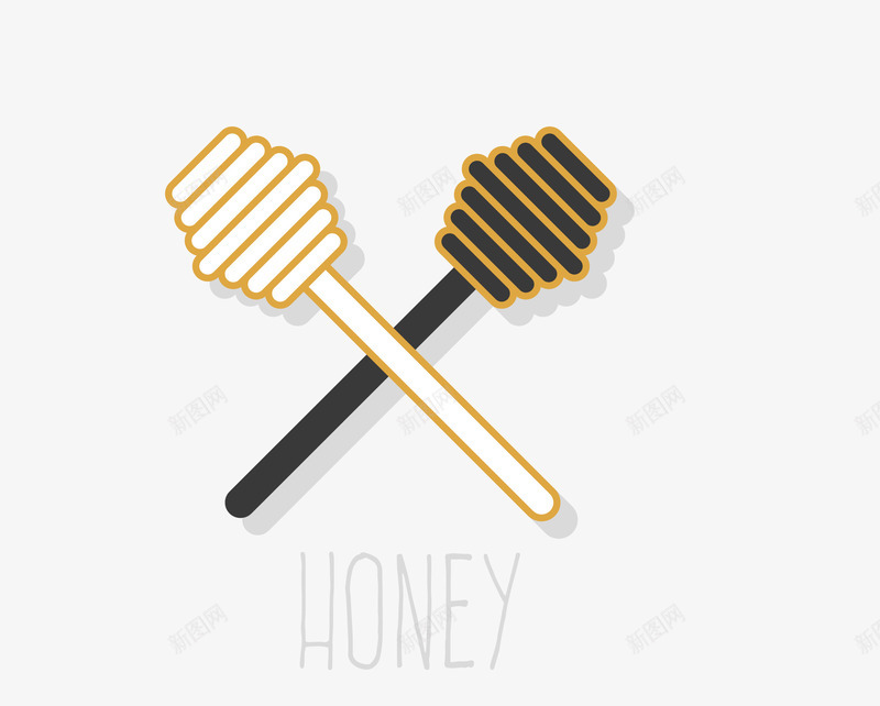蜂蜜png免抠素材_新图网 https://ixintu.com 卡通蜂蜜 扁平化蜂蜜 矢量蜂蜜 简洁蜂蜜 蜂蜜 蜂蜜png 蜂蜜棍子