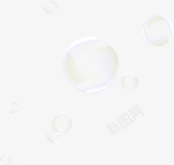 白色简洁创意气泡液体png免抠素材_新图网 https://ixintu.com 创意 气泡 液体 白色 简洁