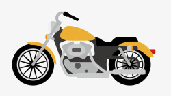 简洁摩托车摩托车矢量图高清图片