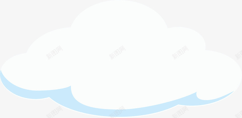 白色手绘云朵图案png免抠素材_新图网 https://ixintu.com 云朵 图案 手绘 白色