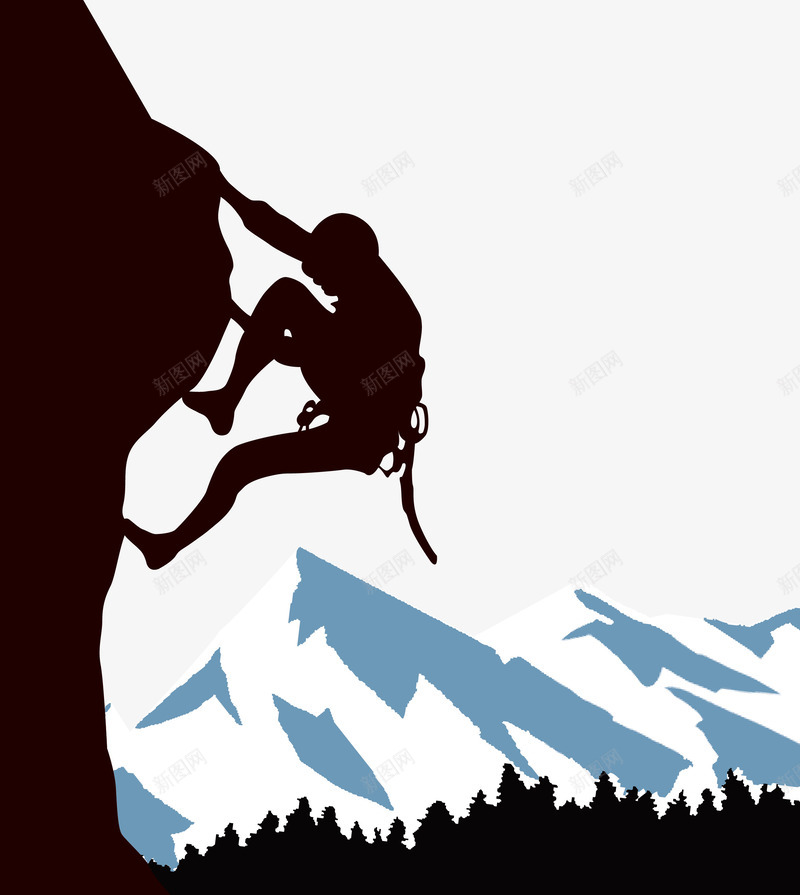 登山运动员矢量图ai免抠素材_新图网 https://ixintu.com AI 免抠大图 手绘 矢量免抠 运动员 高清免抠 矢量图