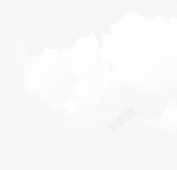 空白风筝图案天空白云团图案高清图片