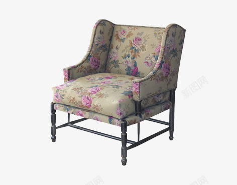 欧式沙发椅png免抠素材_新图网 https://ixintu.com 古典 复古 曲线设计 椅子 欧式沙发 欧美风格 沙发椅 靠背椅
