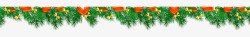 绿色树叶花环圣诞节绿色植物花环高清图片