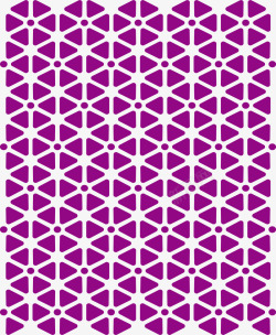 六边形拼图方案紫色三角拼图花纹矢量图高清图片