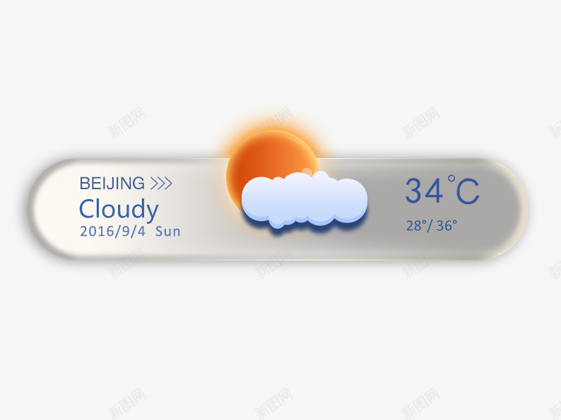 北京天气预报图标png_新图网 https://ixintu.com 北京 图标 天气 天气图标 天气预报 天气预报LOGO 太阳 气候 温度 白云 风雨气温图