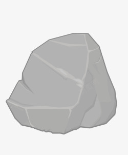 简洁石头装饰展示卡通石头展示矢量图高清图片