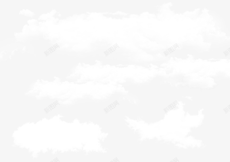 创意合成蓝天下的白色云朵笔刷png免抠素材_新图网 https://ixintu.com 云朵 创意 合成 白色 蓝天
