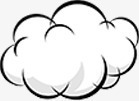 创意手绘卡通白色云朵贴纸png免抠素材_新图网 https://ixintu.com 云朵 创意 卡通 白色