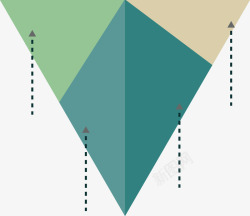 三角分布创意三角形目录说明图矢量图高清图片