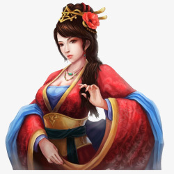 古风人物美女婀娜多姿插图素材