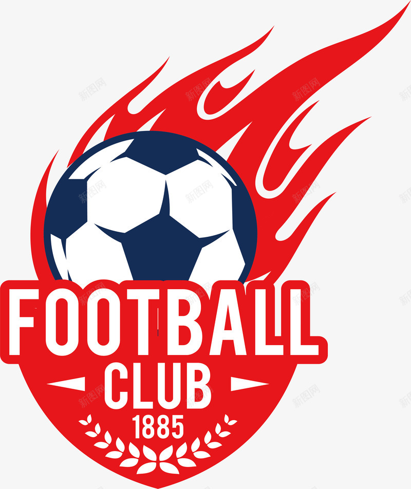足球logo图标png_新图网 https://ixintu.com logo设计 健康 健身 足球设计 运动 锻炼