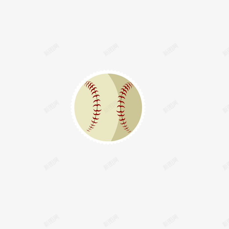 棒垒球矢量图ai免抠素材_新图网 https://ixintu.com 体育 创意球贴纸 棒垒球 运动 矢量图