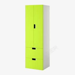 家具柜绿色大衣柜高清图片