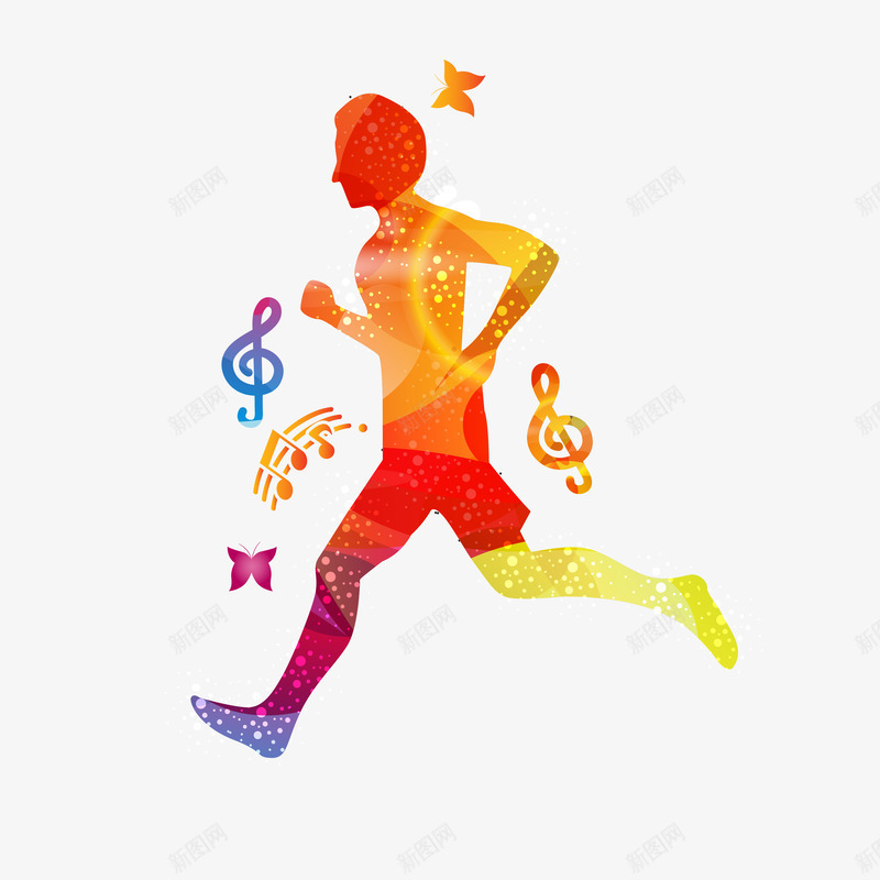 运动人物png免抠素材_新图网 https://ixintu.com 体育运动 全民健身 跑步 跑步logo 运动人物