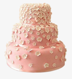 少女系列粉色小清新圆型樱花蛋糕系列高清图片
