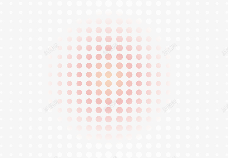 粉色圆点图案png免抠素材_新图网 https://ixintu.com 图案 圆点 拼凑 白色 粉色