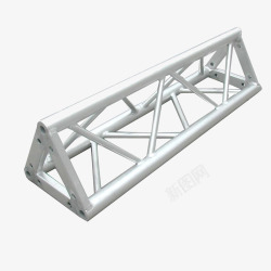 金属制作三角形灯光架高清图片