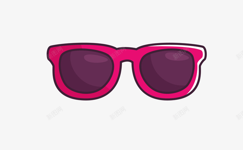 卡通简洁扁平化眼镜矢量图eps免抠素材_新图网 https://ixintu.com 卡通眼镜 扁平化眼镜 眼镜 眼镜png 矢量眼镜 简洁眼镜 矢量图