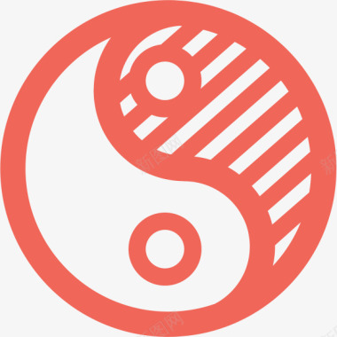 太极图标图标