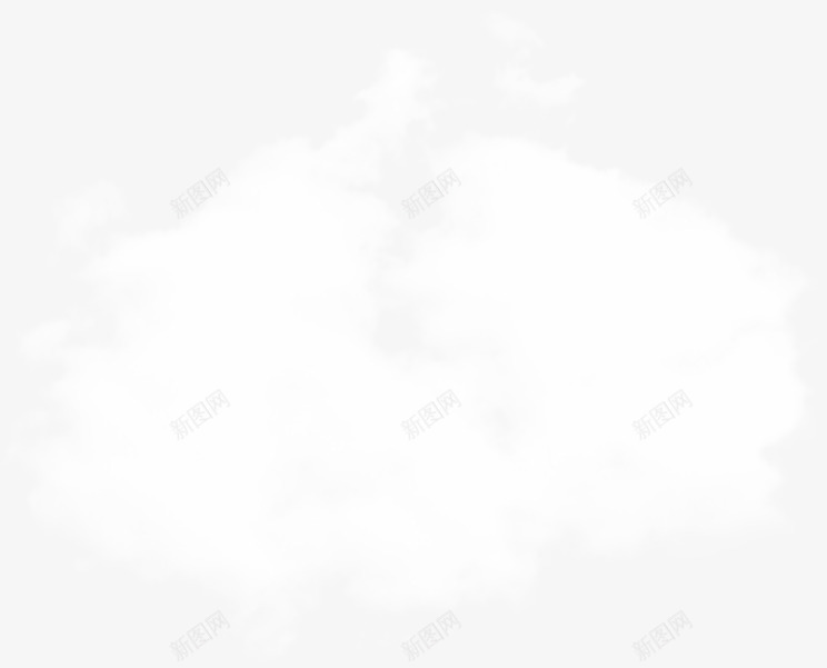 笔刷云朵白色png免抠素材_新图网 https://ixintu.com png 云朵 白色