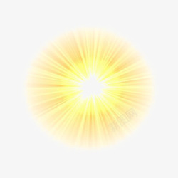 星星圈日光元素高清图片