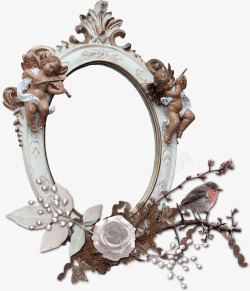 欧美花卉镜框高清图片