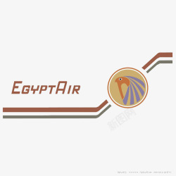 EGYPT埃及航空公司标志素材